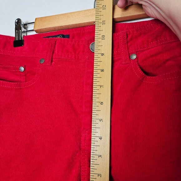 Brooks Brothers‎ Womens Red Corduroy Pants Size 6 - Picture 9 of 12